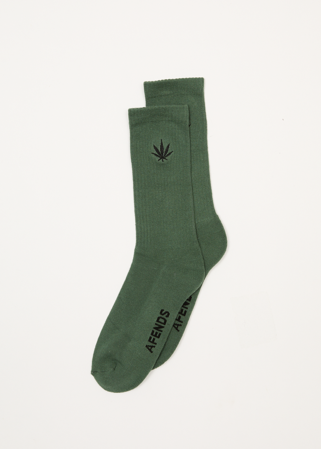 AFENDS Mens Happy - Socks One Pack - Sycamore