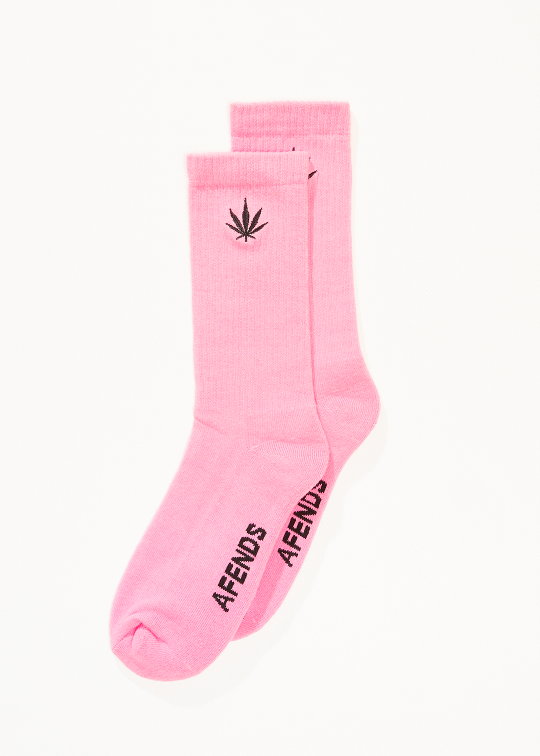 AFENDS Mens Happy - Socks One Pack - Pink 