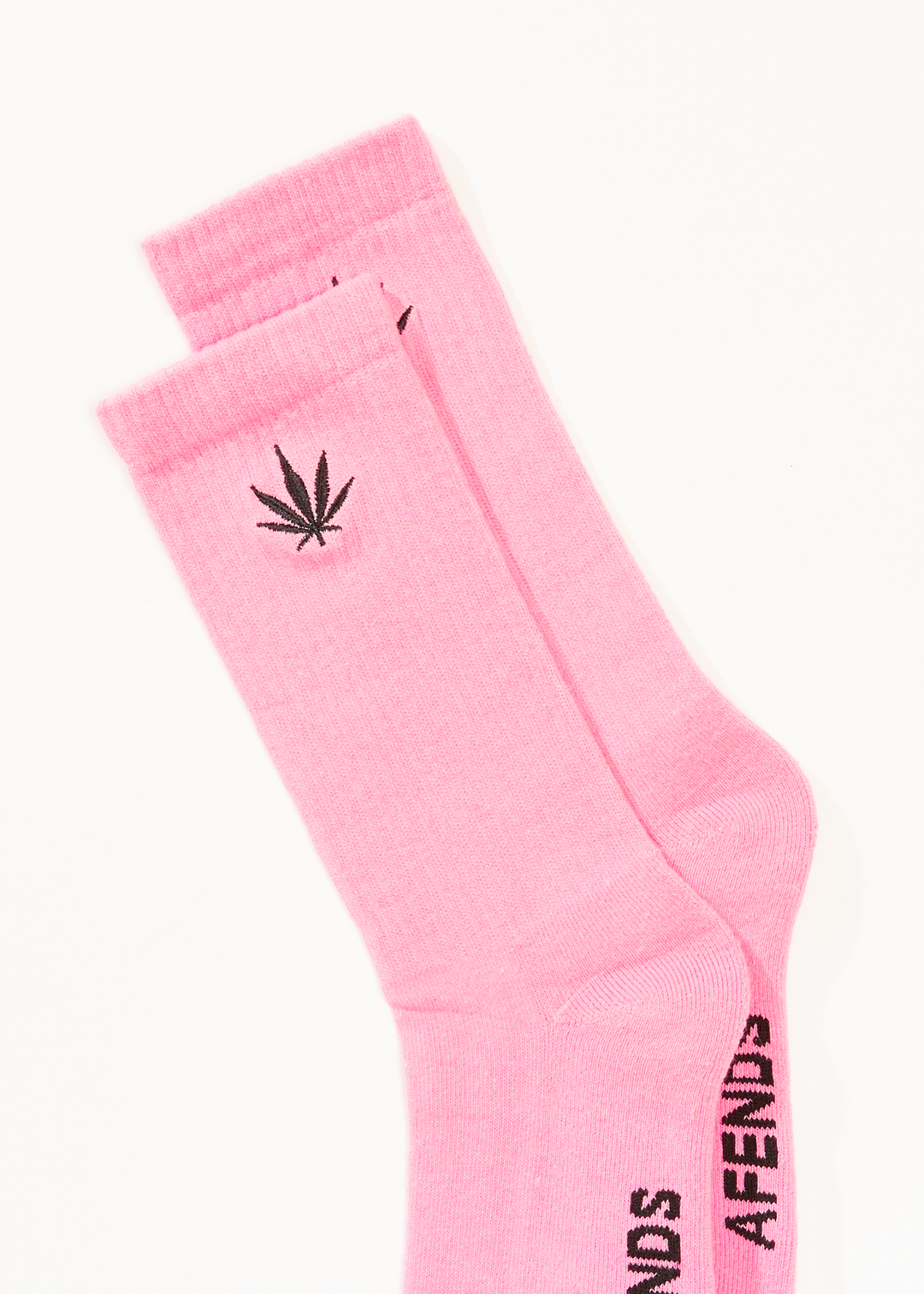 AFENDS Mens Happy - Socks One Pack - Pink 