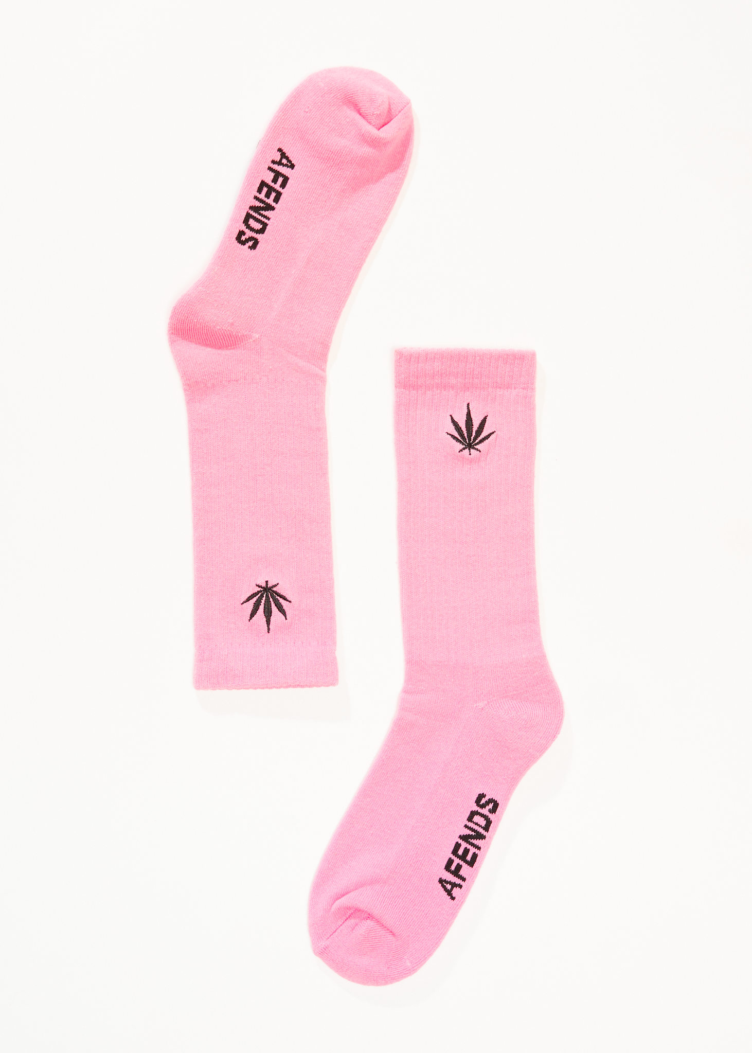 AFENDS Mens Happy - Socks One Pack - Pink 