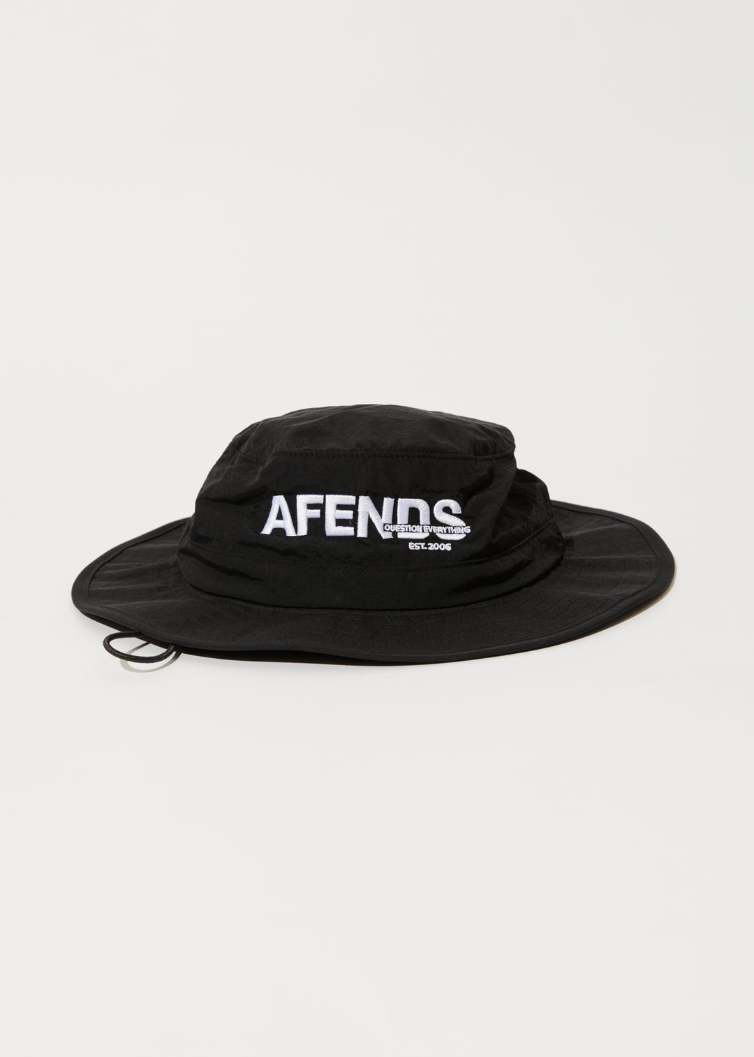 AFENDS Unisex Vinyl - Bucket Hat - Black A233634-BLK-OS