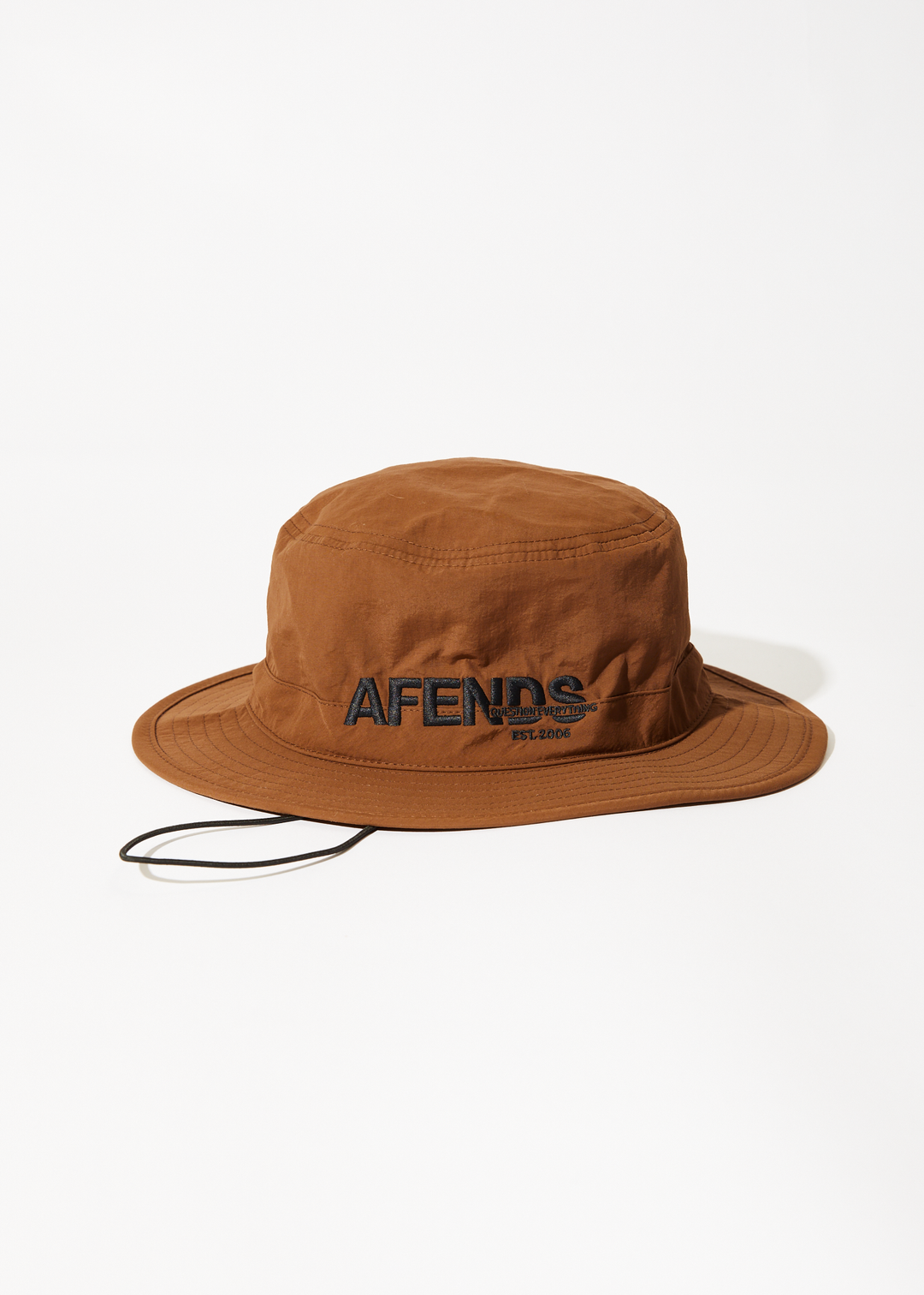 AFENDS Unisex Vinyl - Bucket Hat - Toffee A233634-TOF-OS