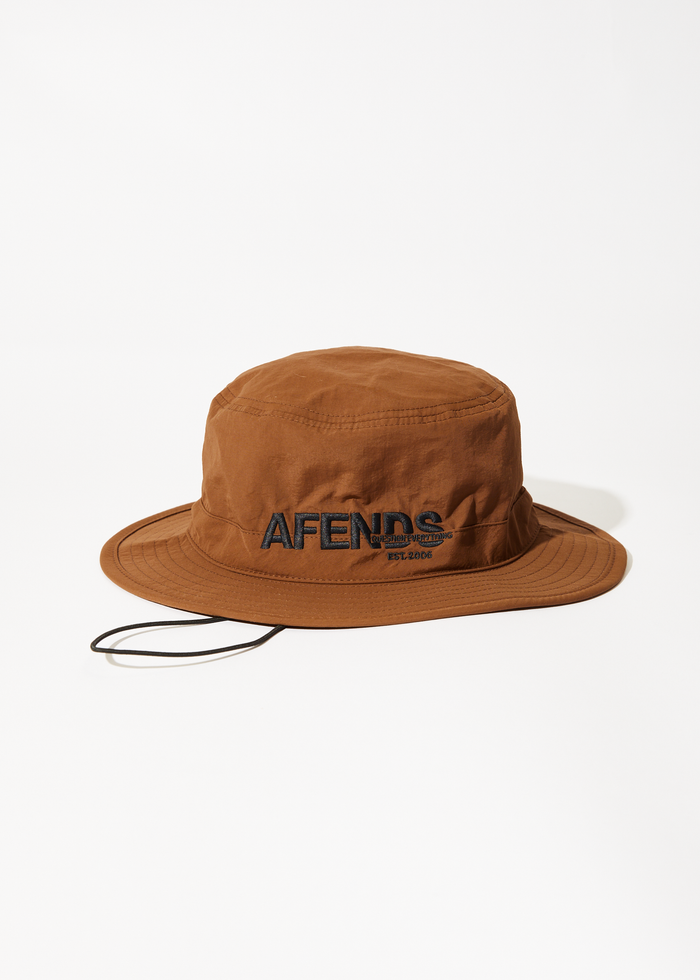 Afends Unisex Vinyl - Bucket Hat - Toffee A233634-TOF-OS