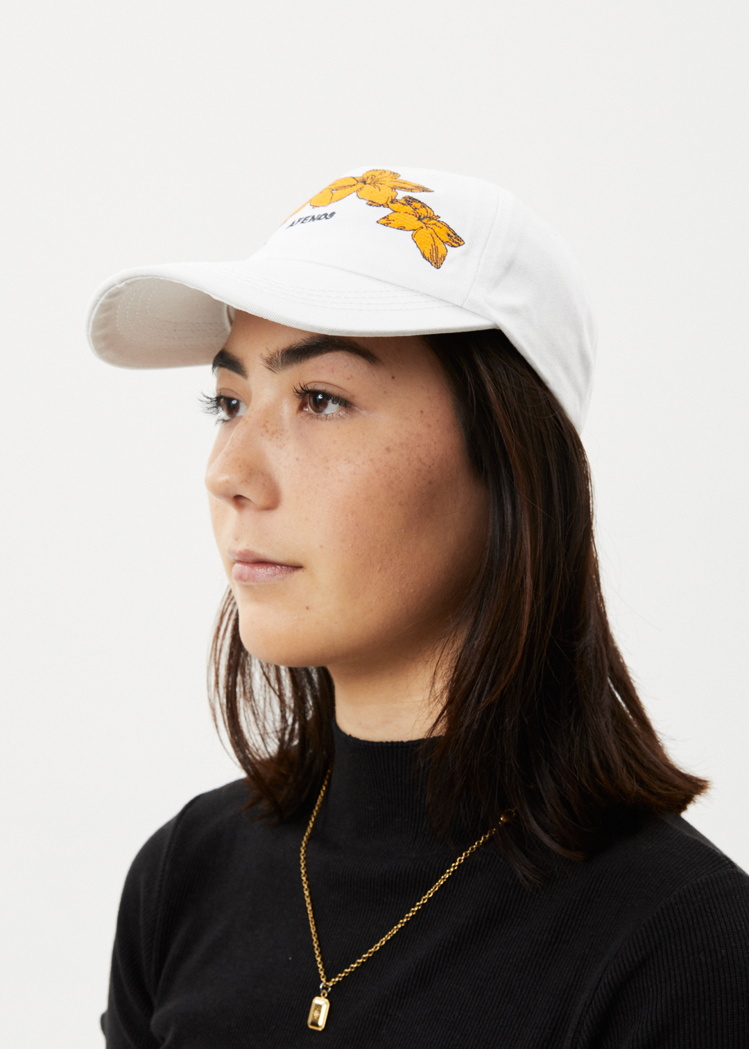 AFENDS Unisex Intergalactic - 6 Panel Cap - White