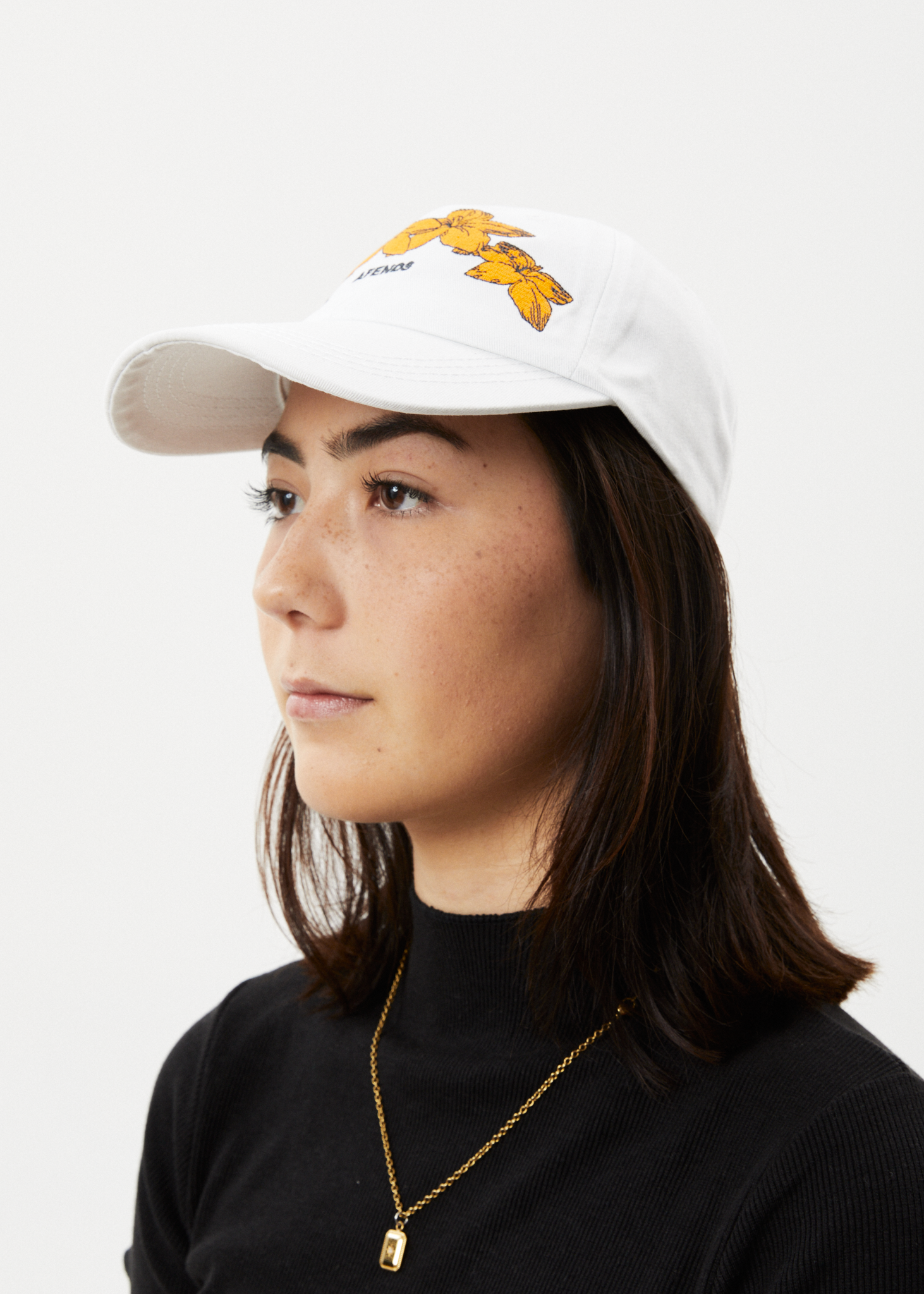 AFENDS Unisex Intergalactic - 6 Panel Cap - White