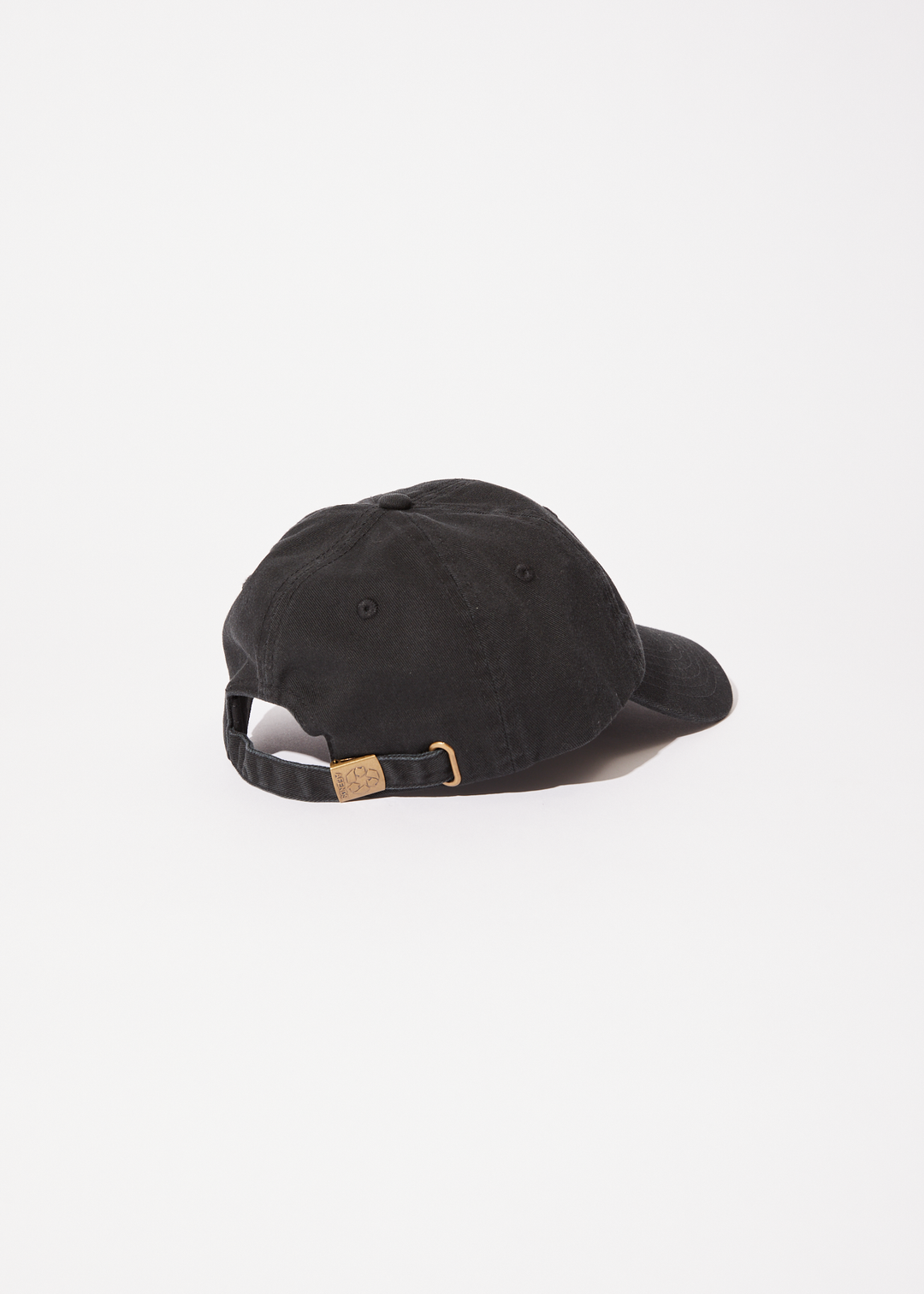 AFENDS Mens Questions - Six Panel Cap - Washed Black 