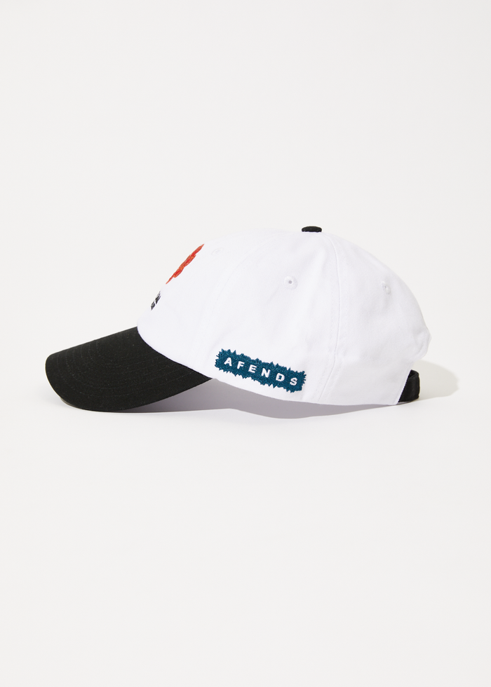 Afends Mens World -  Six Panel Cap - White 
