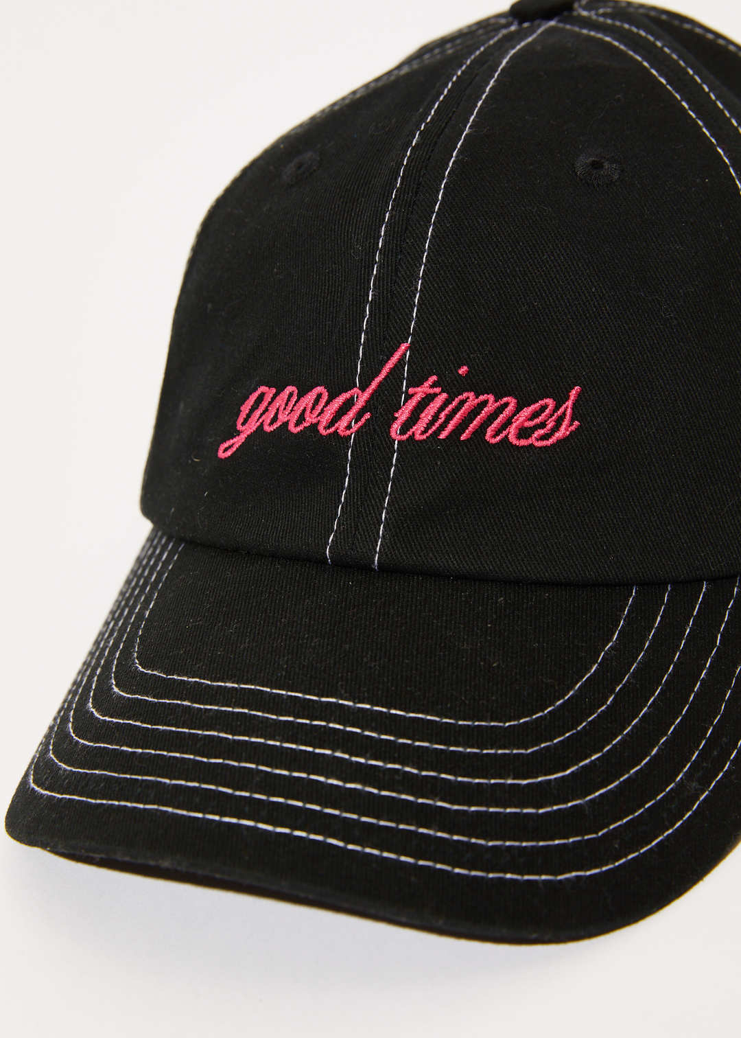 AFENDS Mens Good Times - Six Panel Cap - Black 