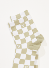 Afends Womens Maia -  Socks Two Pack - Check - Afends womens maia    socks two pack   check 