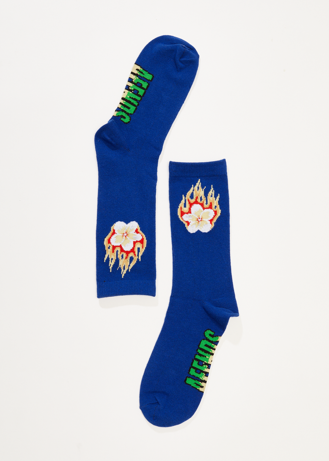 AFENDS Mens Holiday - Socks One Pack - Navy 