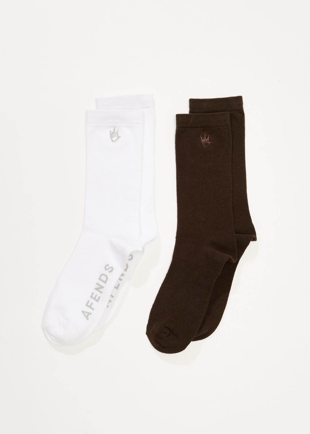 AFENDS Mens Flame - Socks Two Pack - Multi 