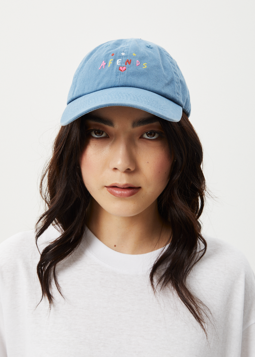 AFENDS Womens Funhouse - Panelled Cap - Lake 