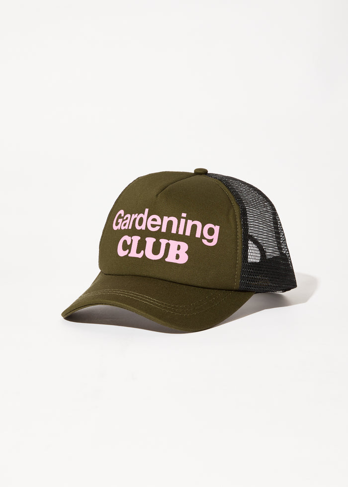 Afends Womens Gardening Club - Trucker Cap - Military 