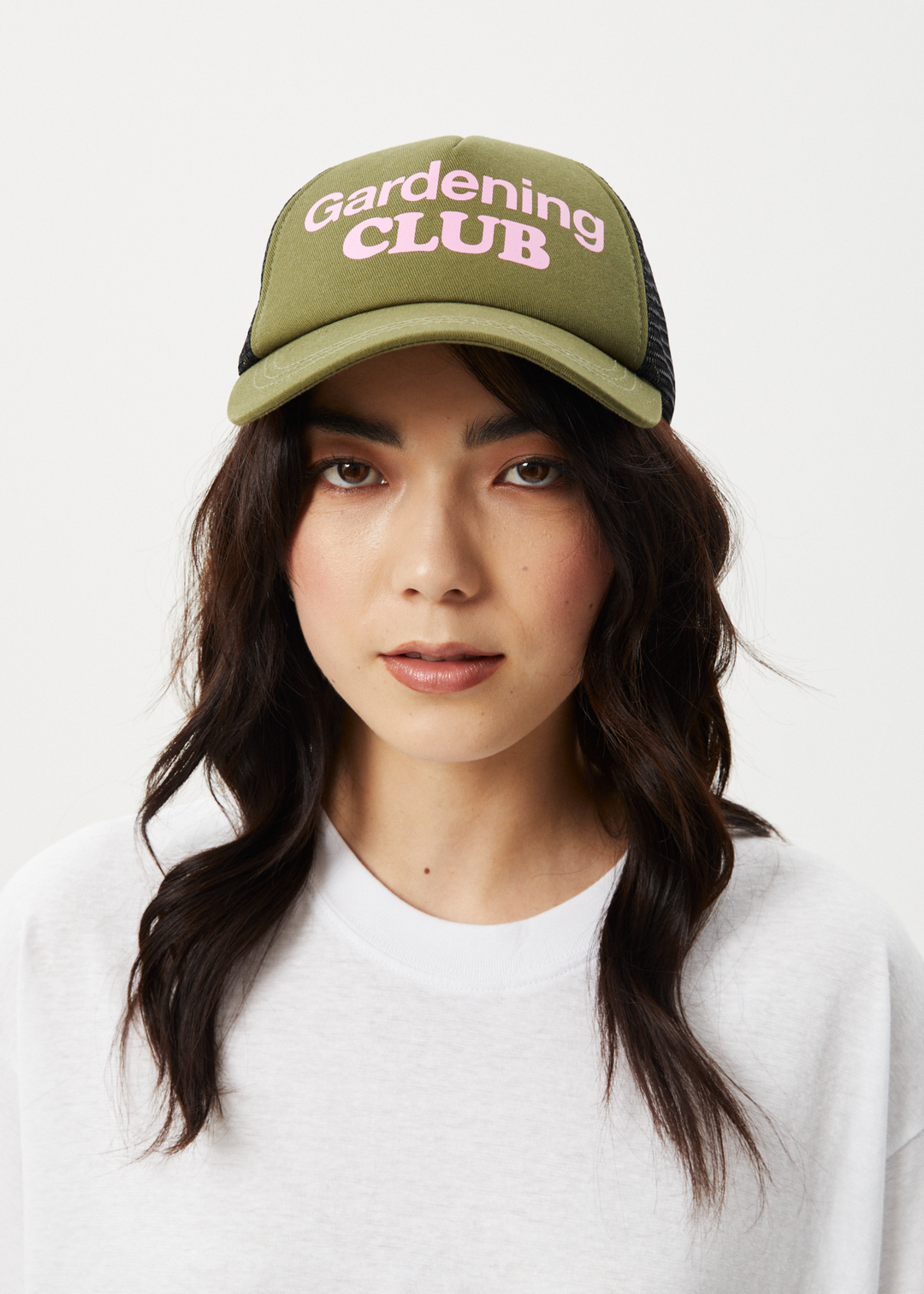 AFENDS Womens Gardening Club - Trucker Cap - Military 