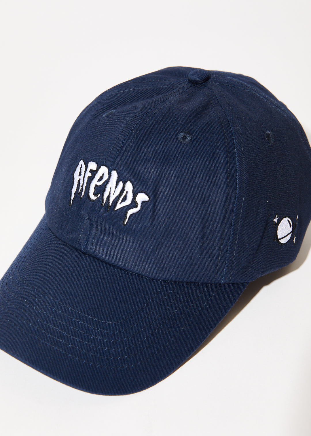 AFENDS Mens Enjoyment - Six Panel Cap - Navy 