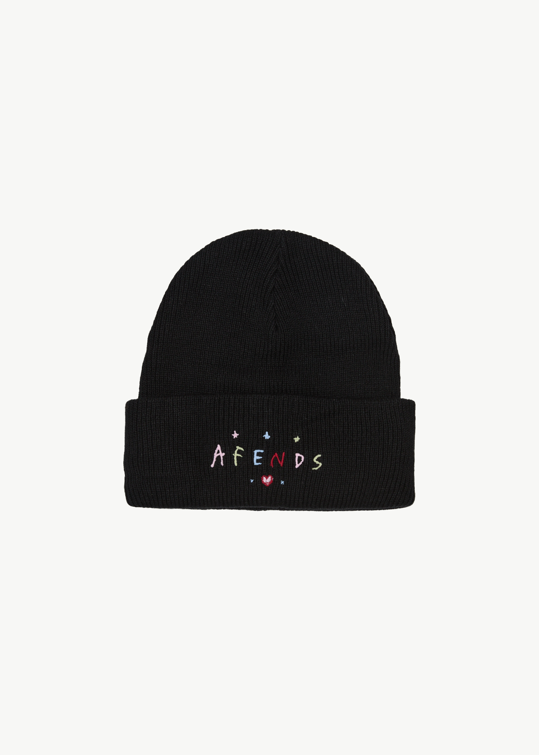 AFENDS Womens Funhouse Knit Beanie Black