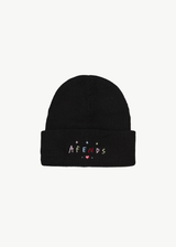 AFENDS Womens Funhouse - Knit Beanie - Black - Afends womens funhouse   knit beanie   black 
