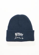 Afends Mens Barbwire - Beanie - Navy - Afends mens barbwire   beanie   navy 