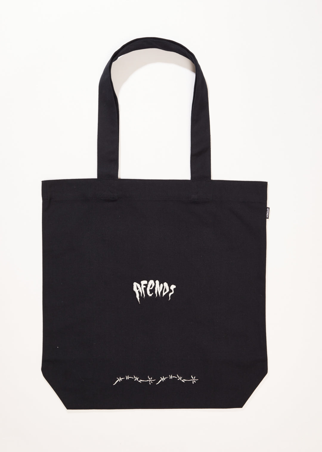 AFENDS Mens Barbwire - Tote Bag - Black 