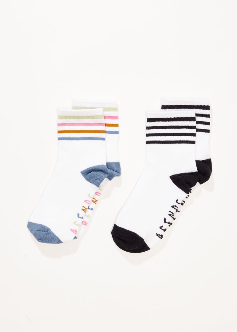 AFENDS Womens Funhouse - Socks Two Pack - Multi