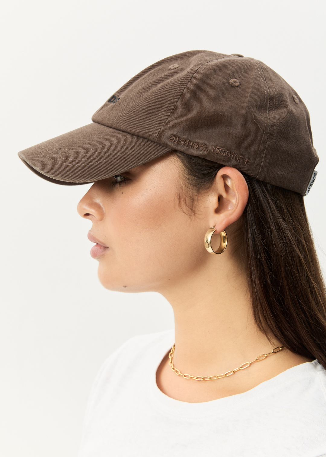 AFENDS Womens Daylight - Panelled Cap - Coffee