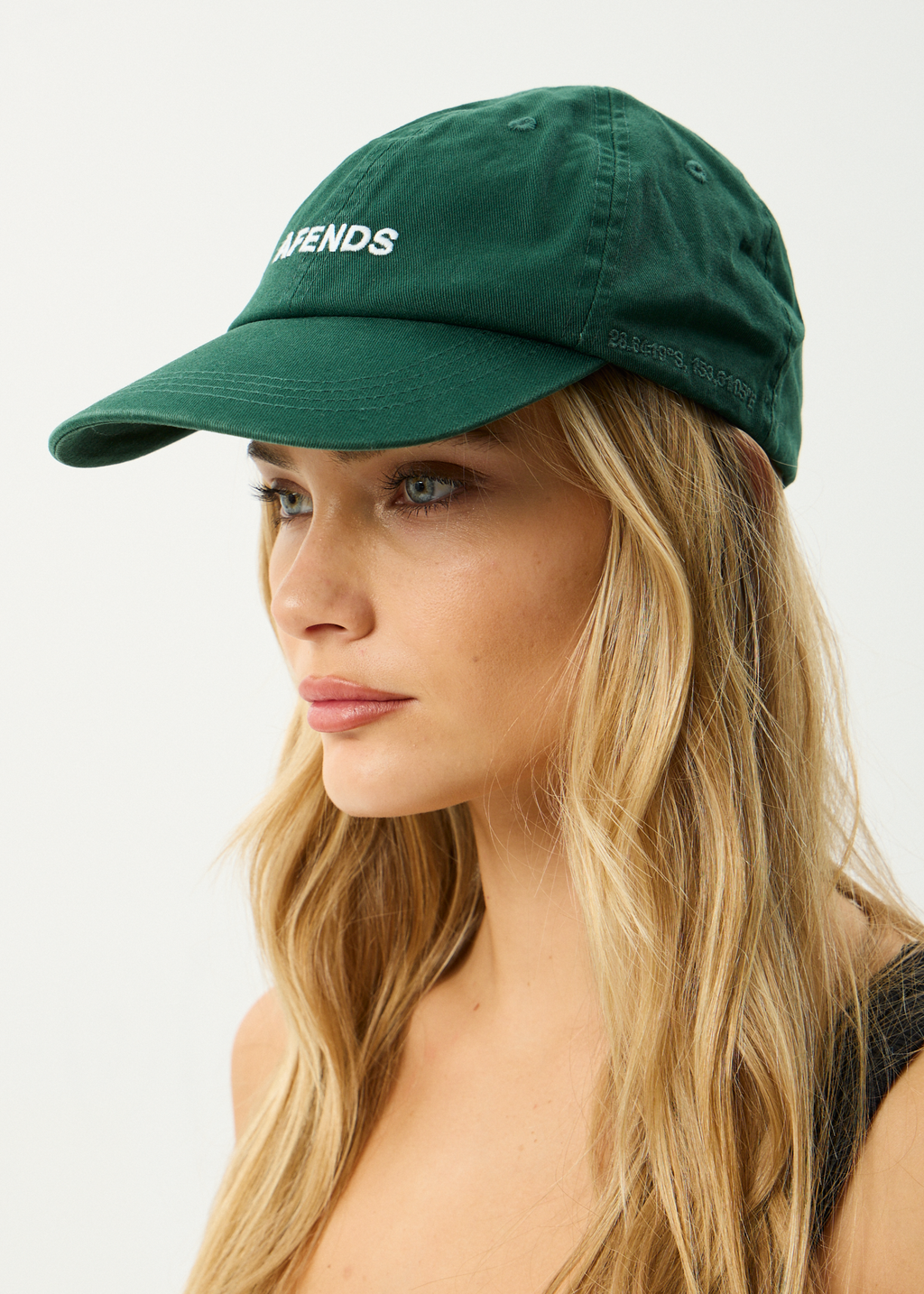 AFENDS Womens Daylight - Panelled Cap - Hunter Green
