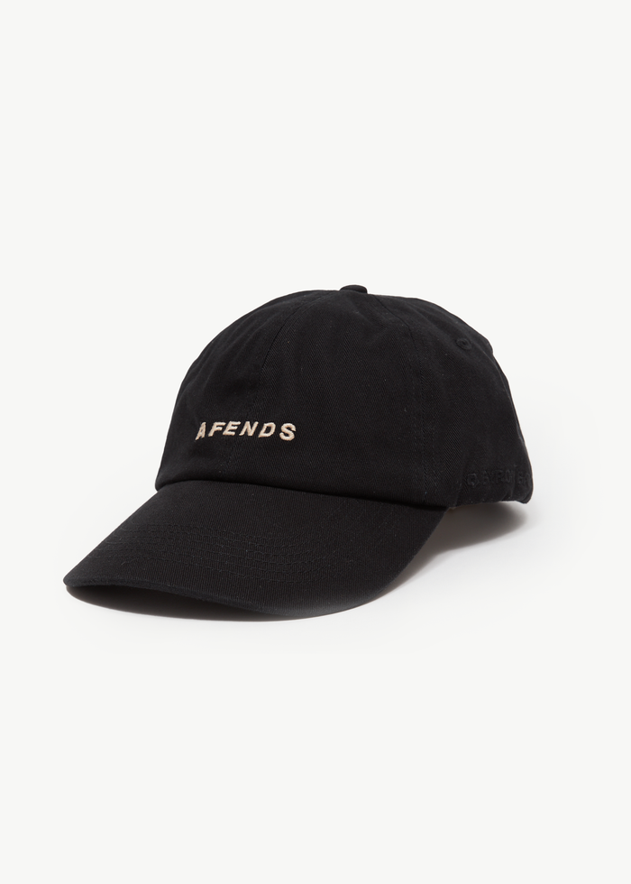 AFENDS Womens Daylight - Panelled Cap - Stone Black 