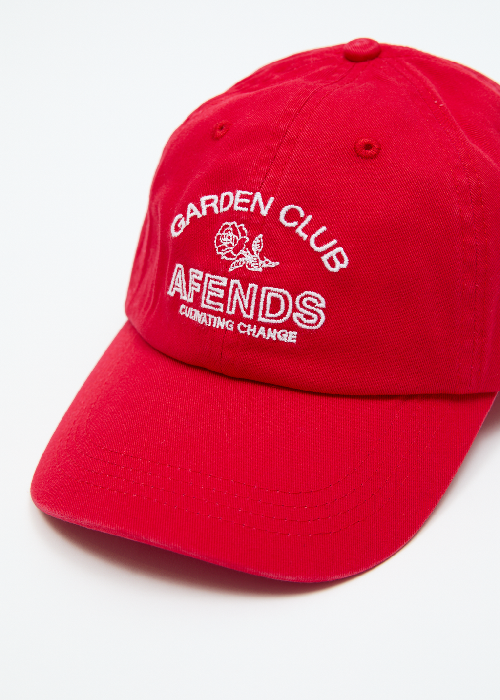 AFENDS Womens Cultivate - Panelled Cap - Tomato