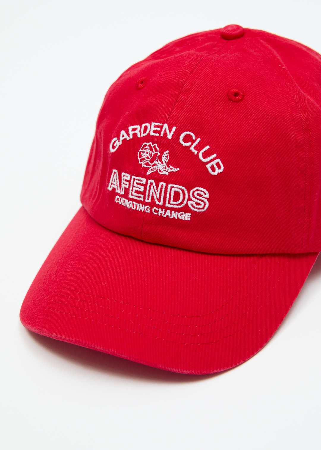 AFENDS Womens Cultivate - Panelled Cap - Tomato
