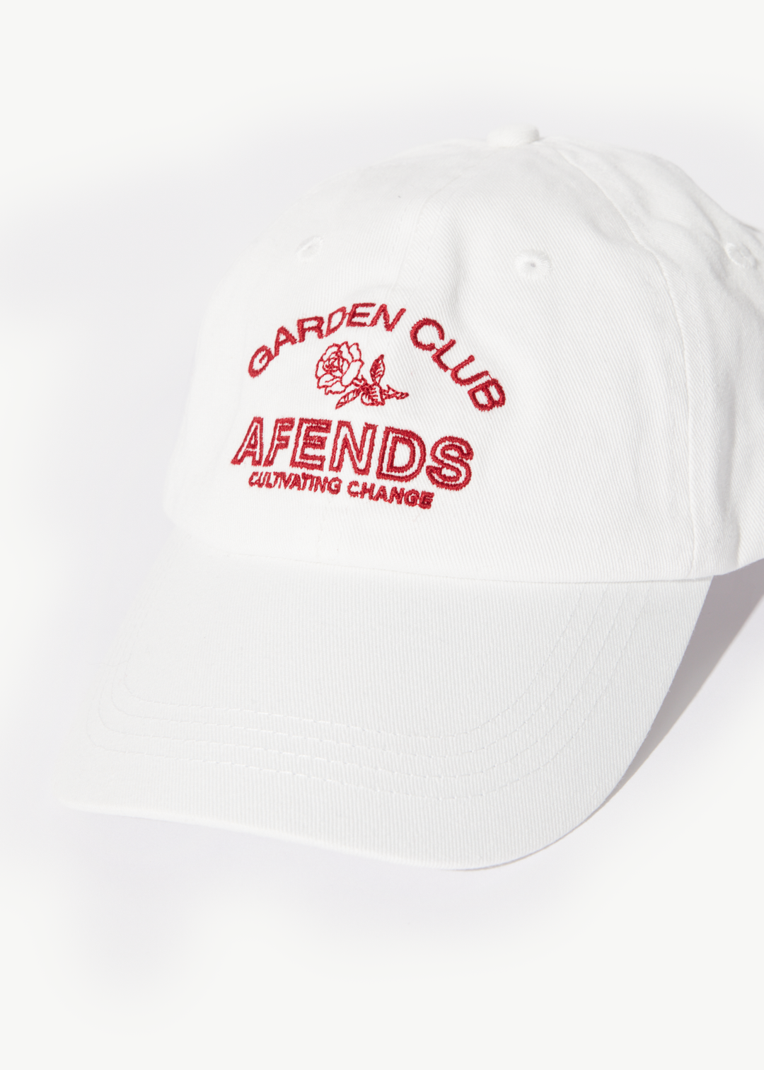 AFENDS Womens Cultivate - Panelled Cap - White 