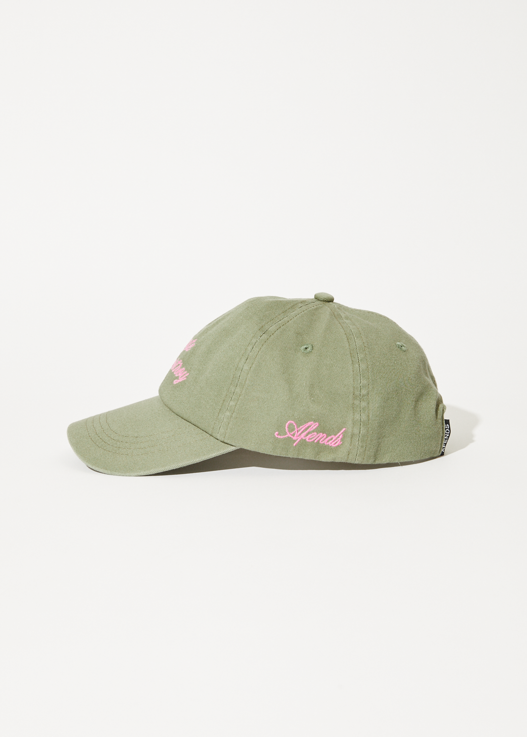 AFENDS Womens Create - Panelled Cap - Olive 