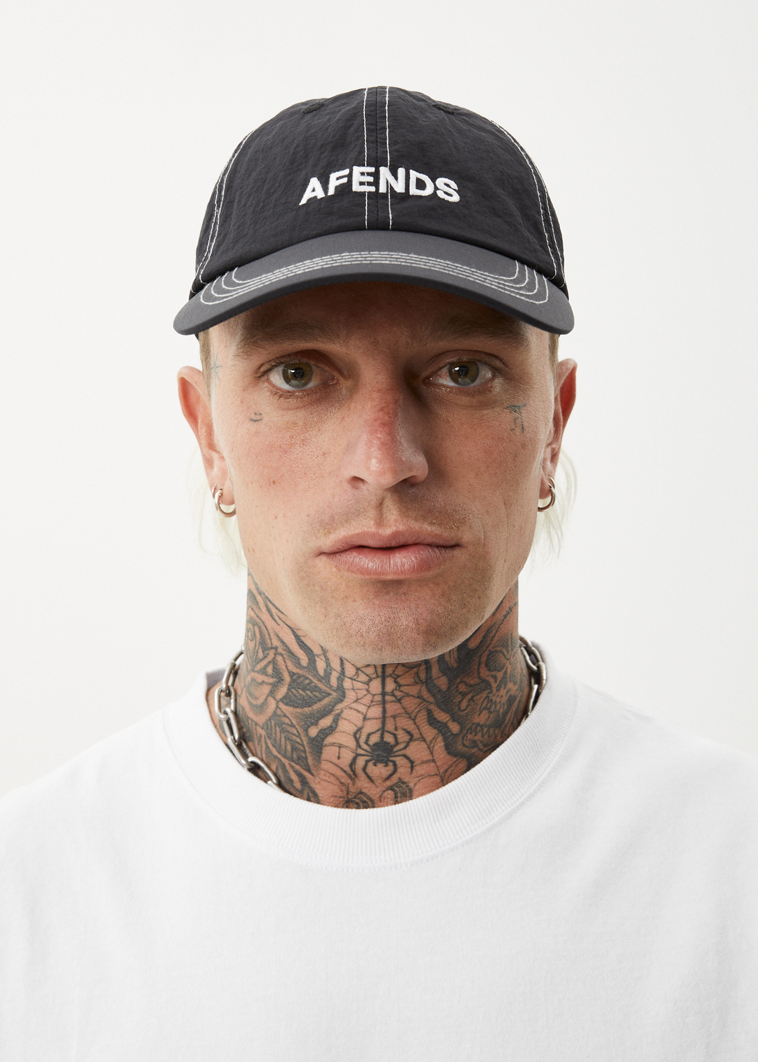 AFENDS Mens Vinyl - Six Panel Cap - Black 