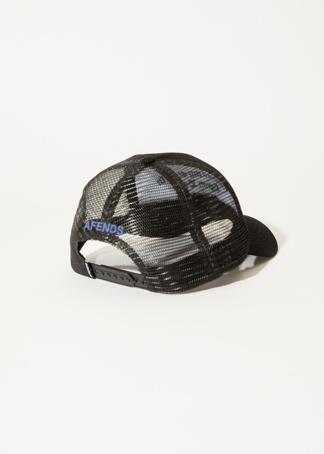 AFENDS Mens Byron Trip - Trucker Cap - Black 