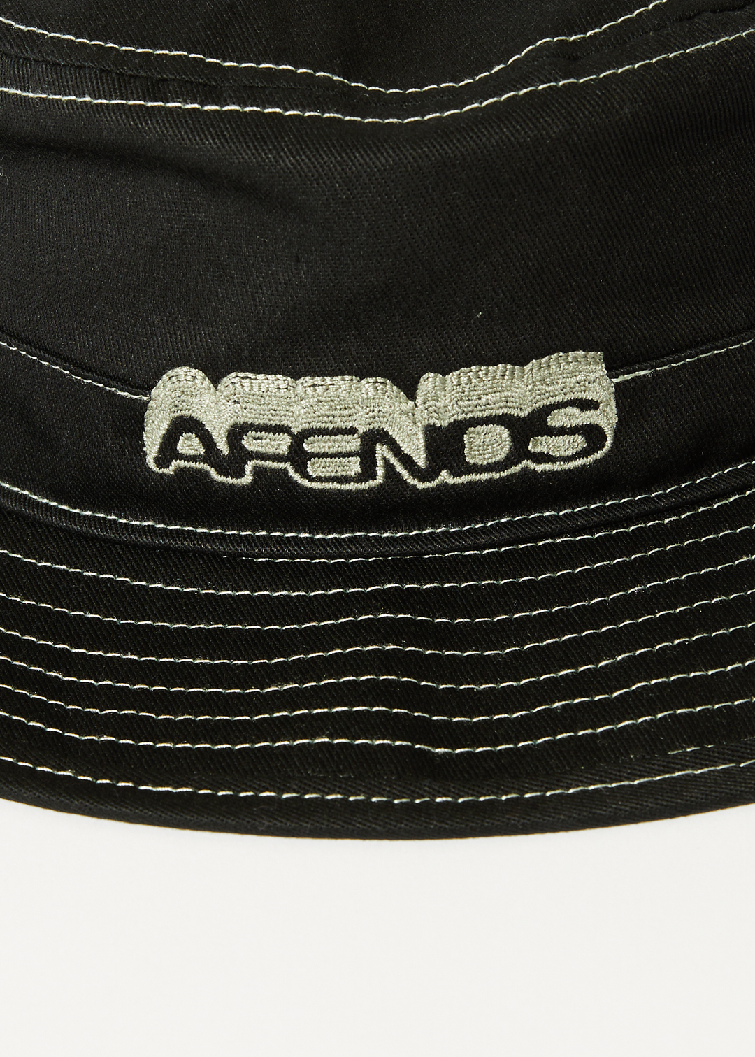 AFENDS Mens Repeater - Bucket Hat - Black 