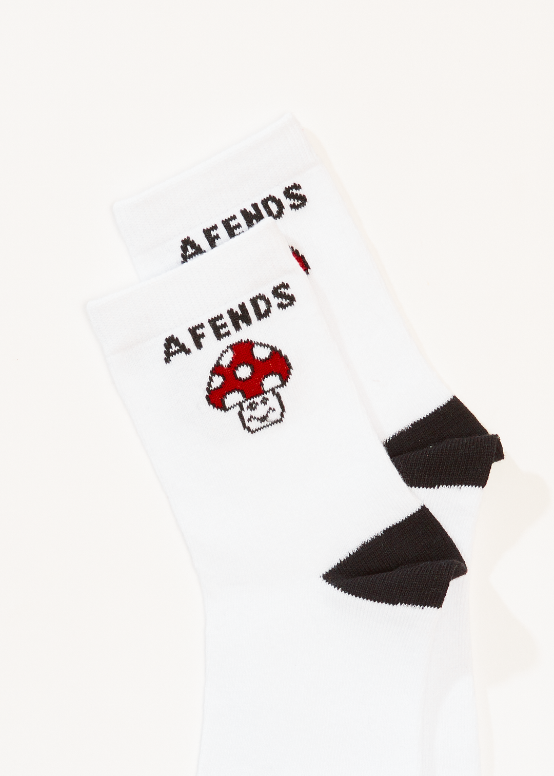 AFENDS Womens Garden Fresh - Socks Two Pack - White 