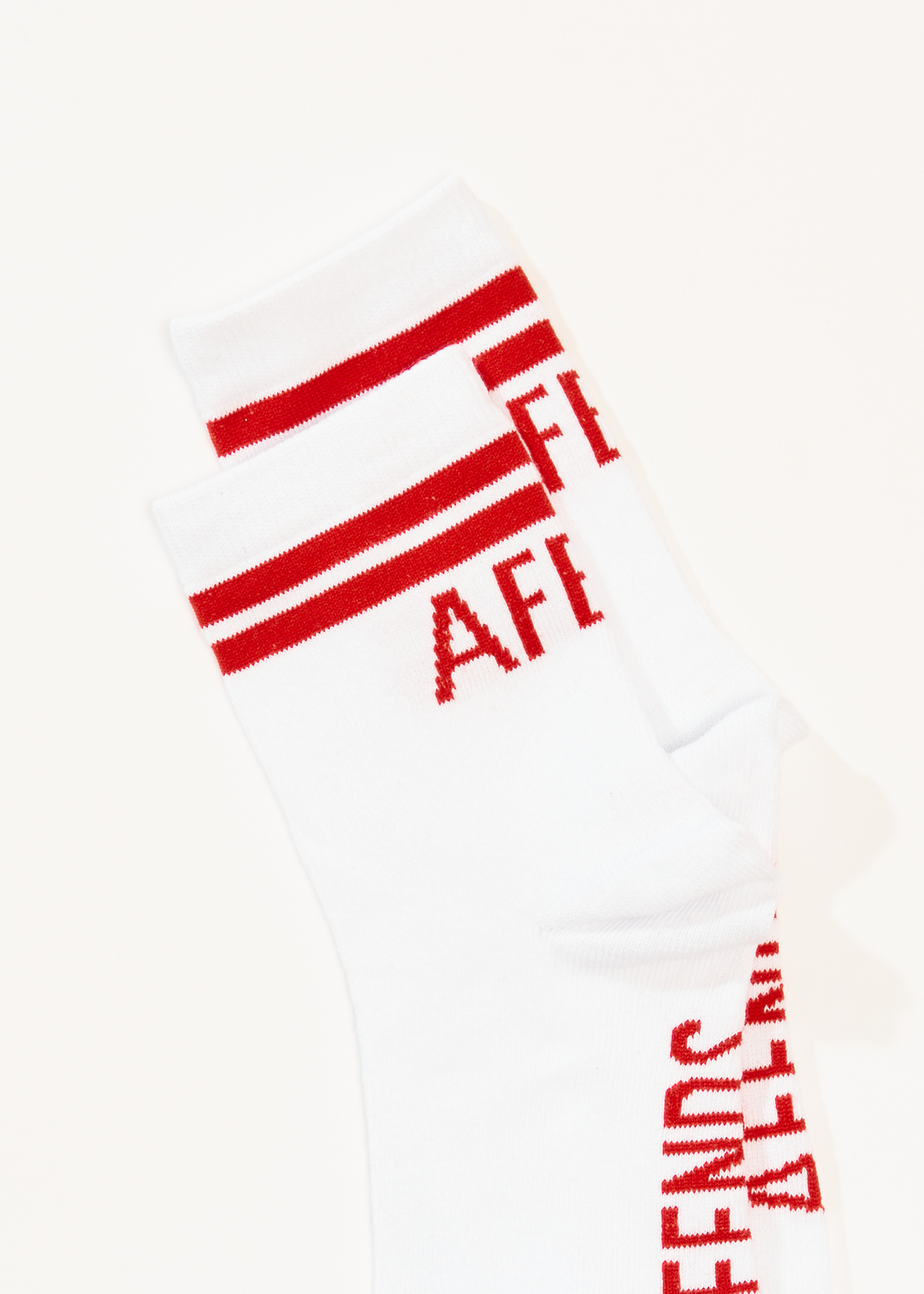 AFENDS Womens Split - Socks Two Pack - Tomato 