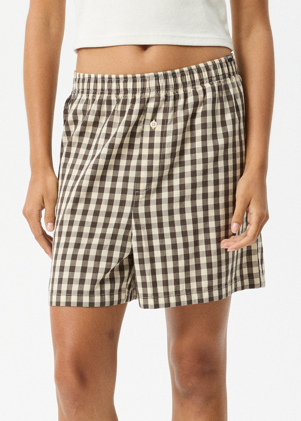 AFENDS Womens Gambet - Boxer Short - Sand