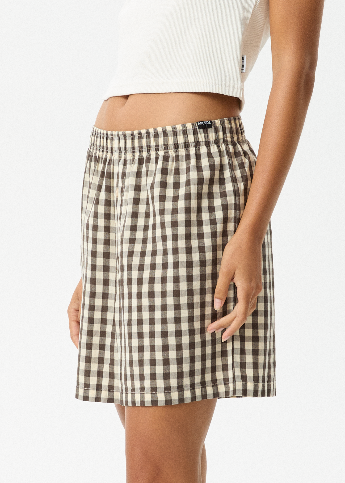 AFENDS Womens Gambet - Boxer Short - Sand