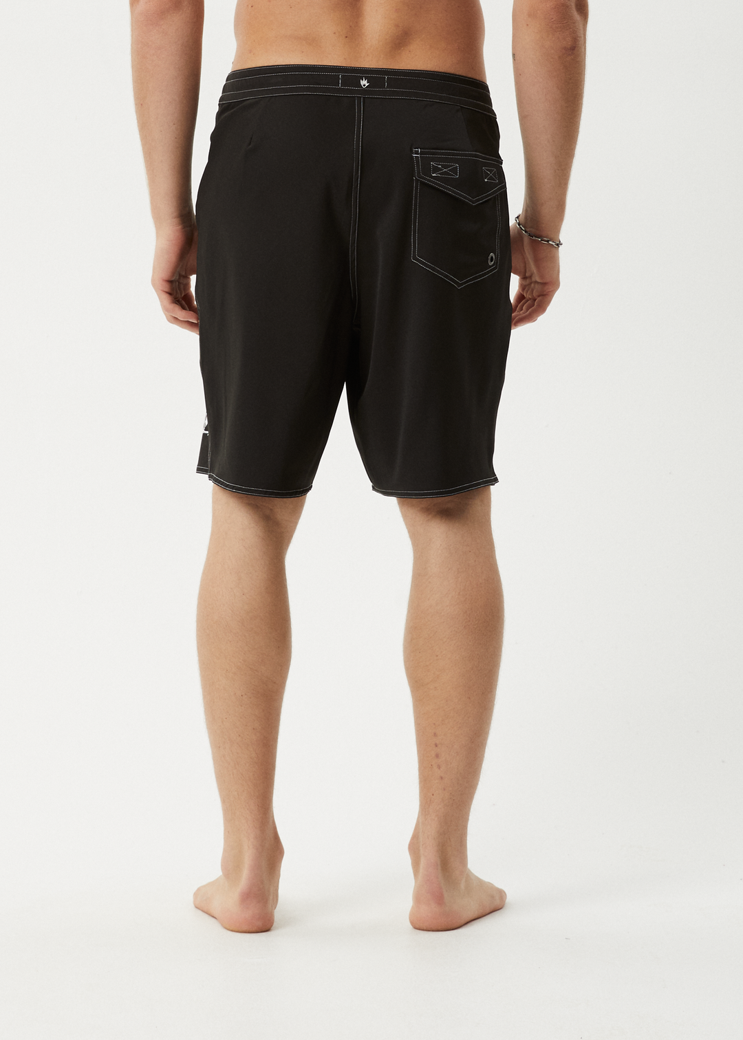 AFENDS Mens Thorny - Surf Related Boardshorts 20" - BLACK 