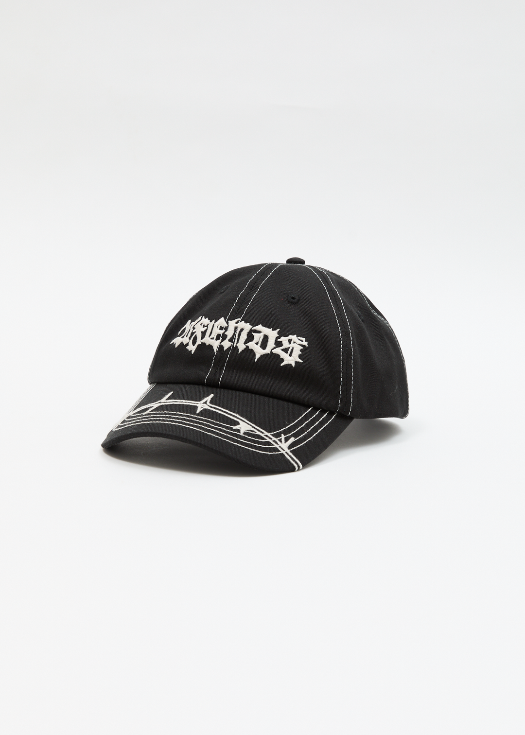 AFENDS Mens Thorny - Six Panel Cap - Black 