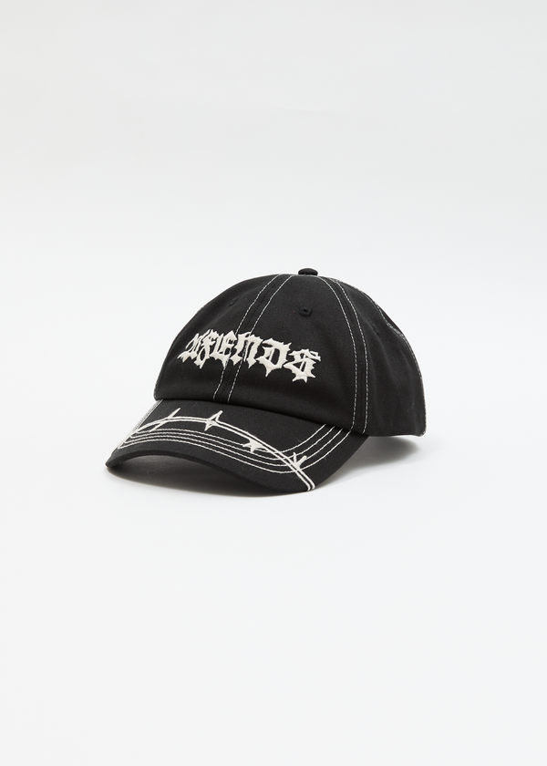 AFENDS Mens Thorny - Six Panel Cap - Black