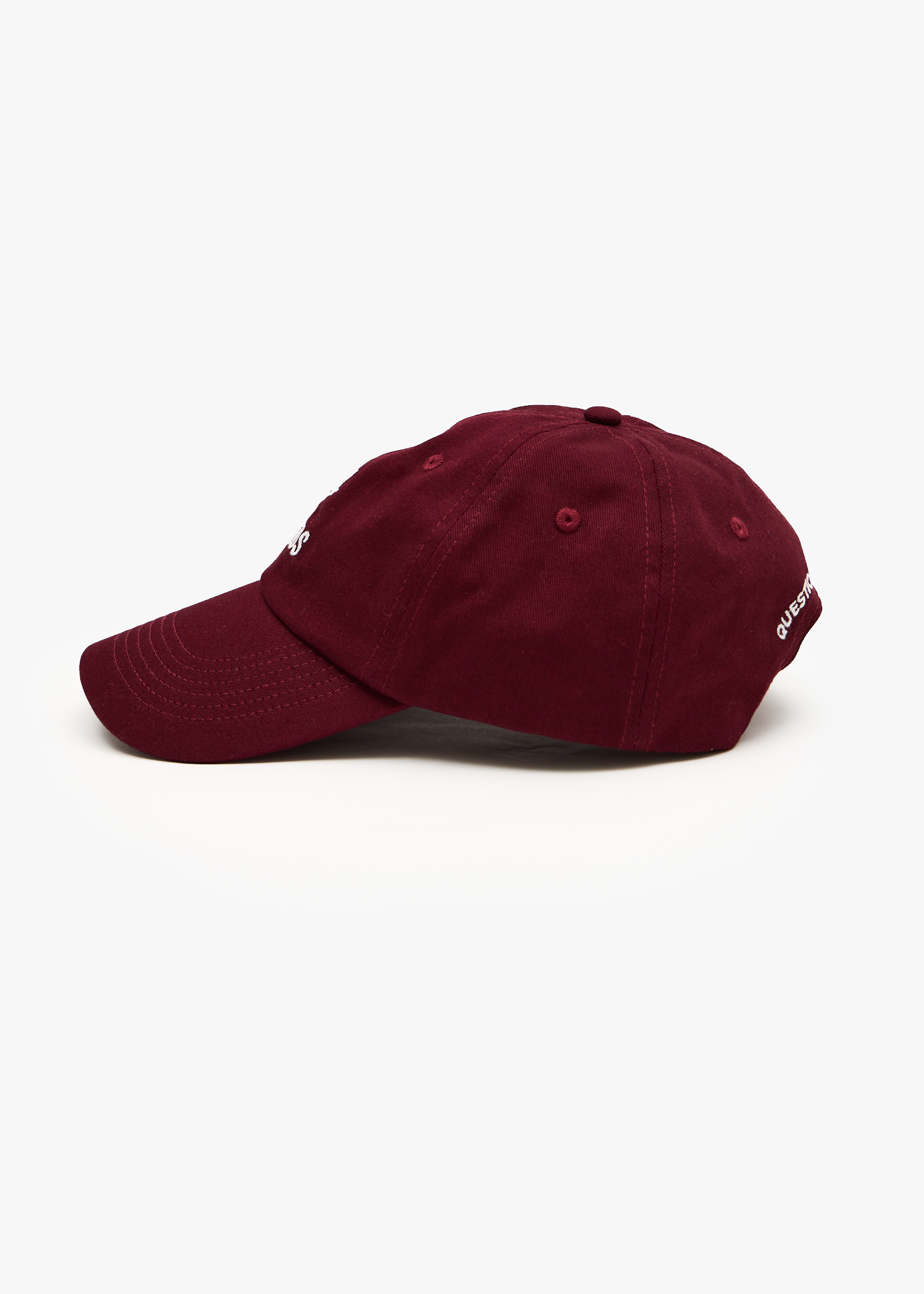 AFENDS Mens Burnin - Recycled Six Panel Cap - Burgundy