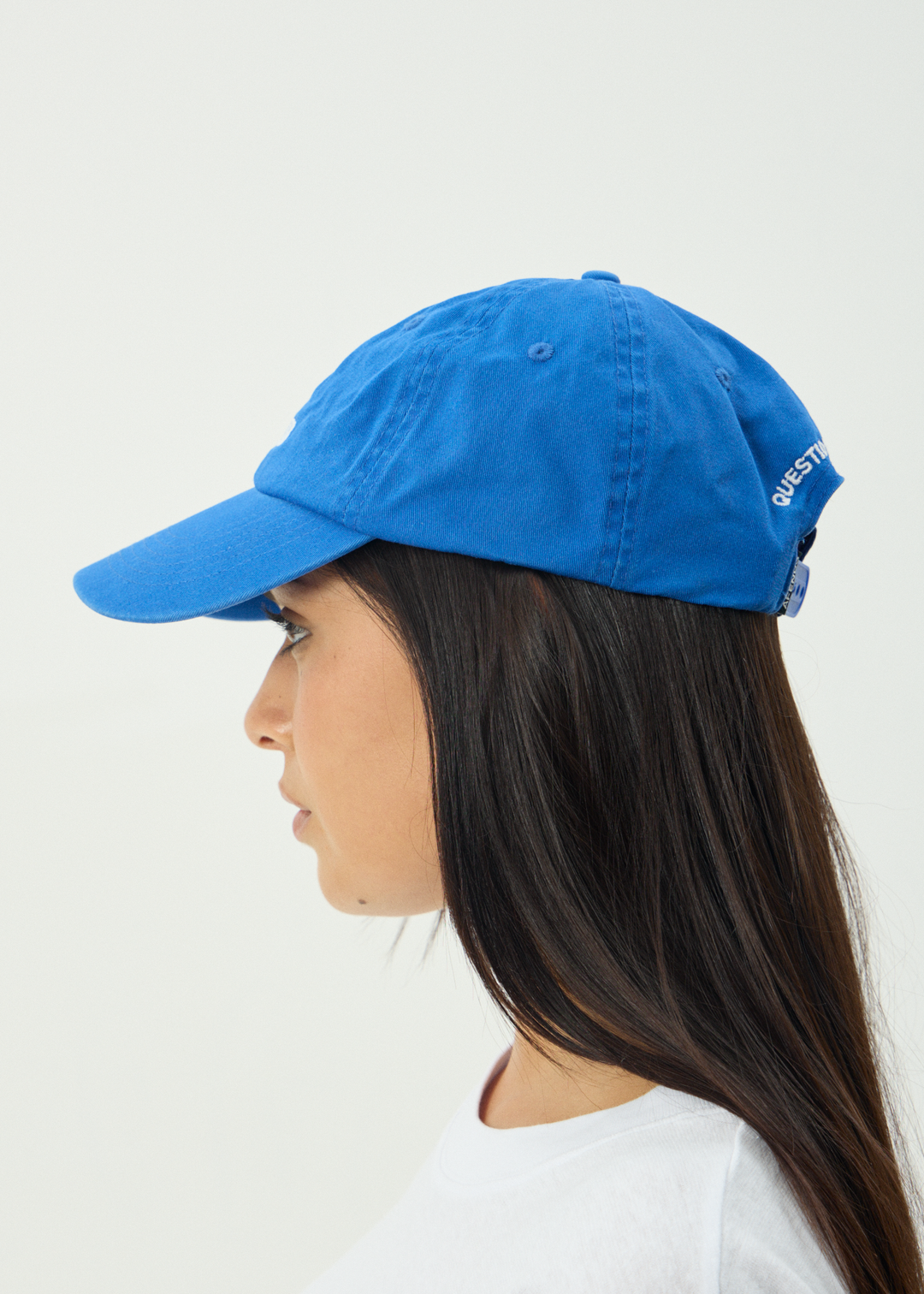 AFENDS Mens Burnin - Six Panel Cap - Washed Marina