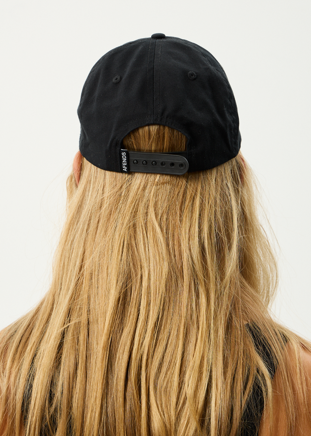 AFENDS Mens Genesis - Six Panel Cap - Stone Black