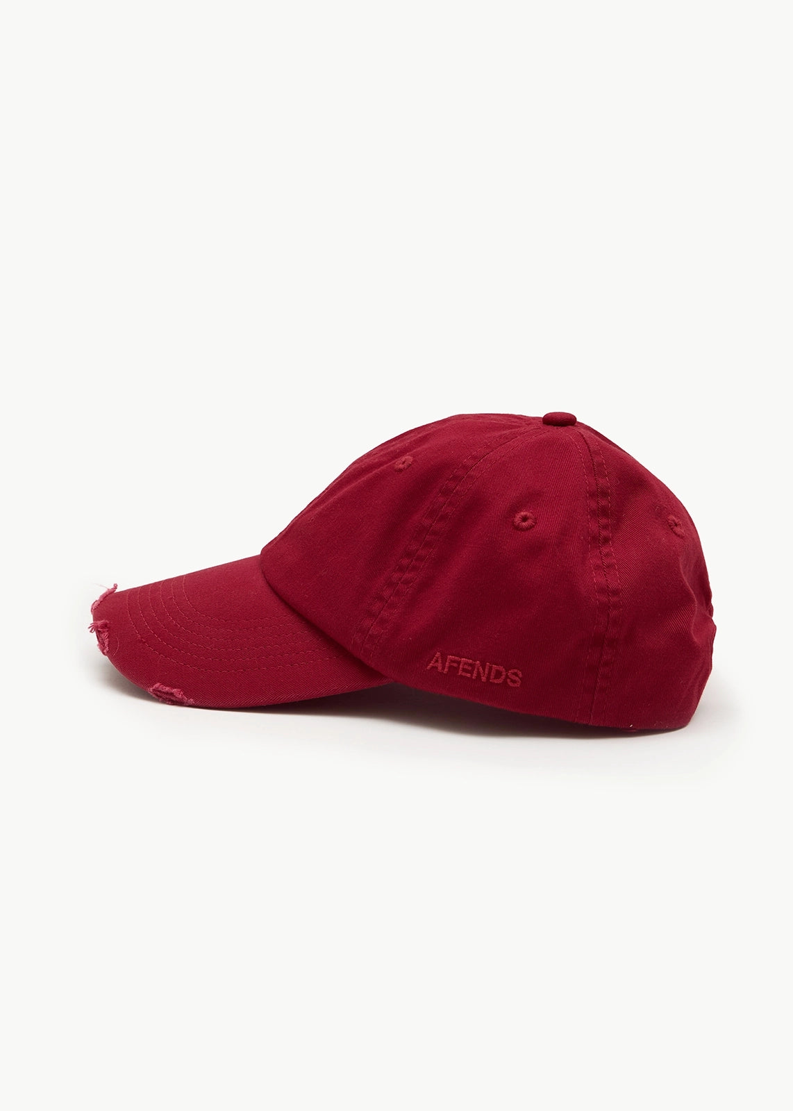 AFENDS Mens Genesis - Six Panel Cap - Vintage Ketchup