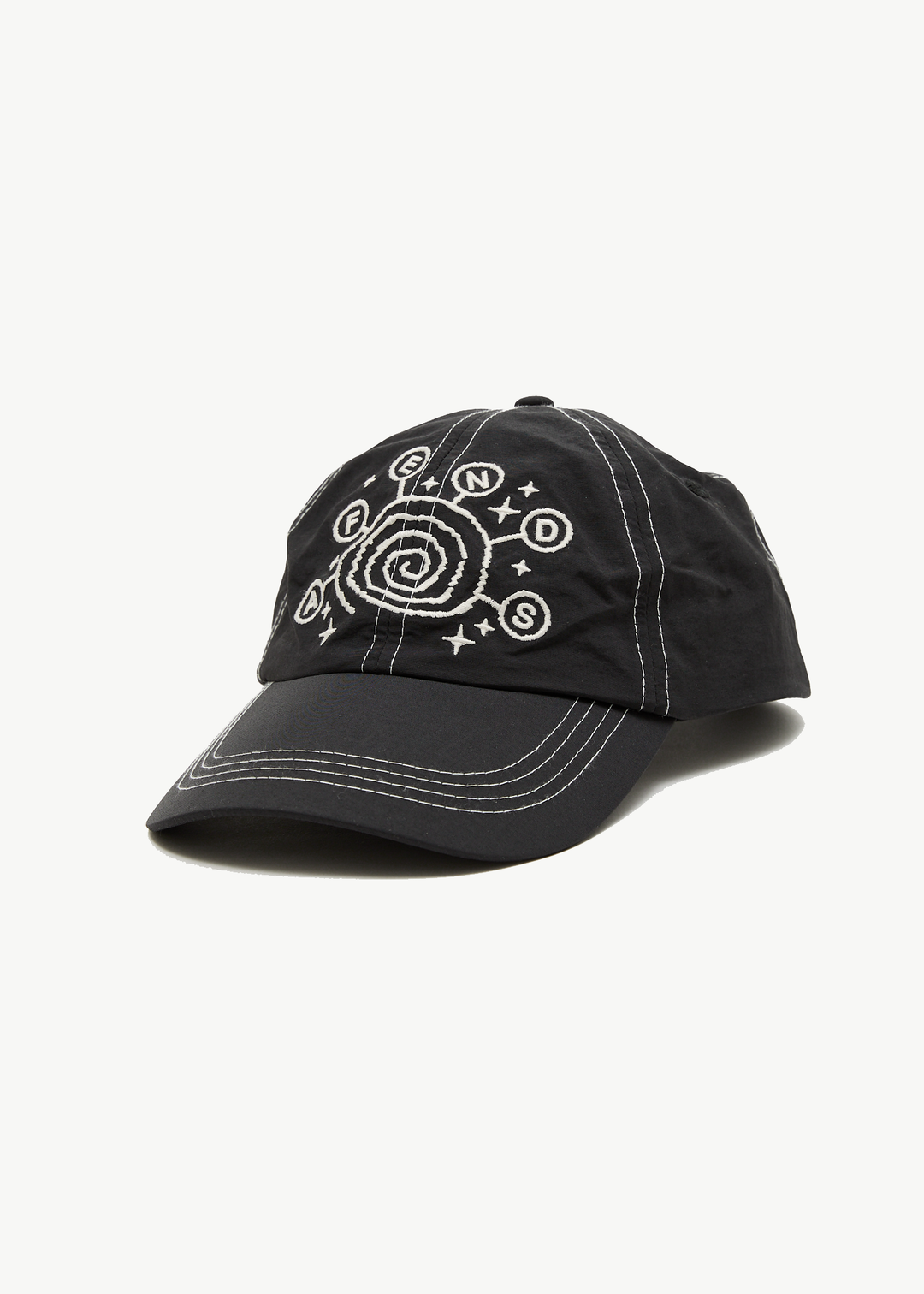 AFENDS Mens Cosmic Con - Six Panel Cap - Black