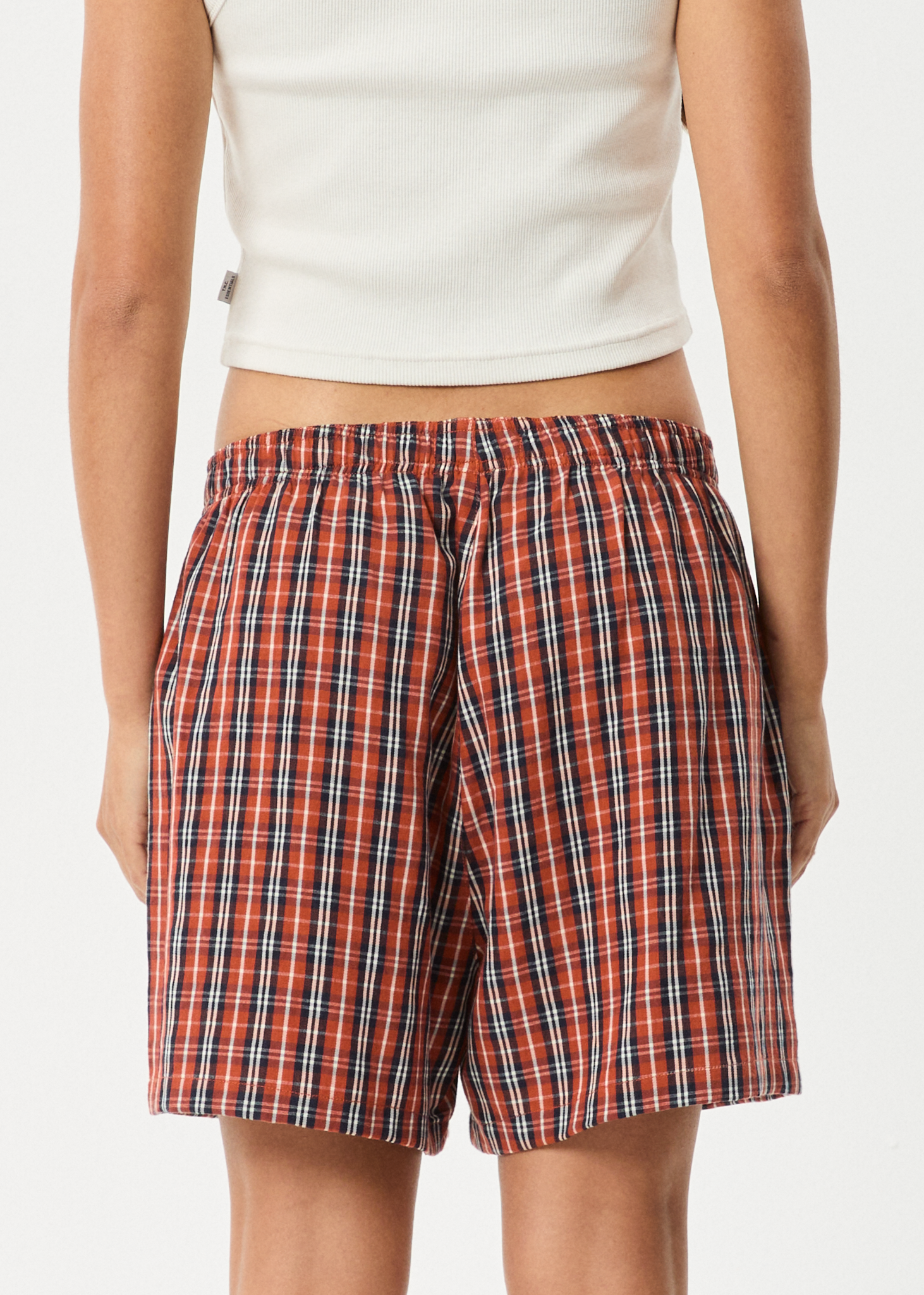 AFENDS Mens Wrecked - Boxer Short - Terra