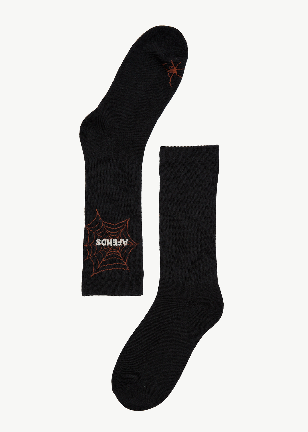 AFENDS Mens Art Two Pack - Socks Two Pack - Black