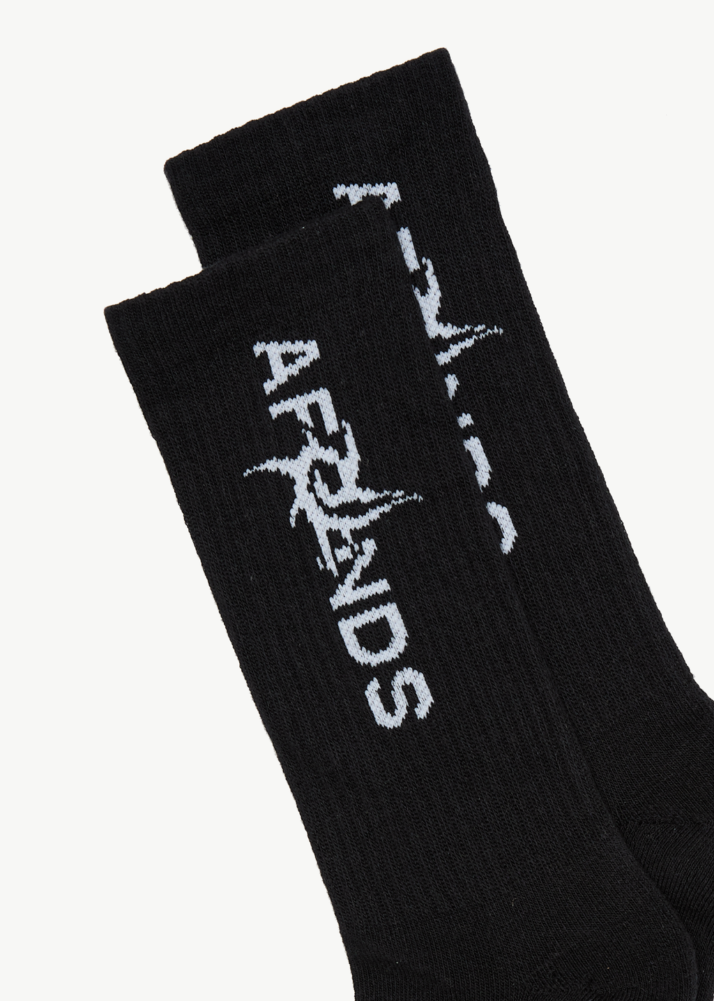 AFENDS Mens Art Two Pack - Socks Two Pack - Black