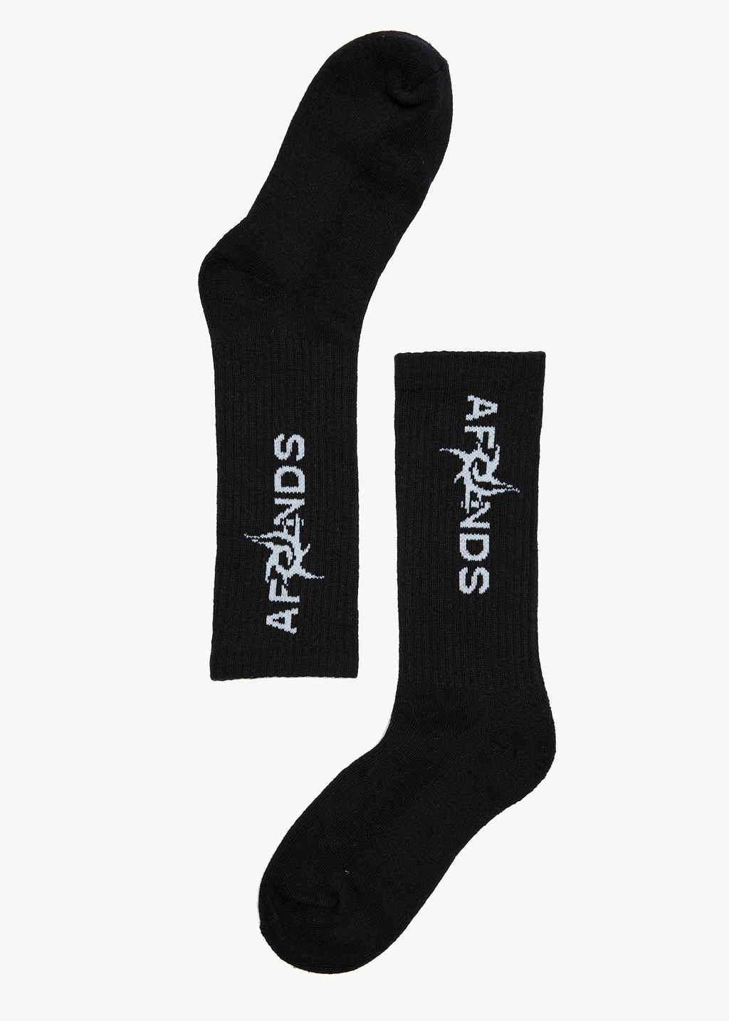 AFENDS Mens Art Two Pack - Socks Two Pack - Black